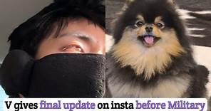 BTS V posted few pics on Instagram || V's final update on insta || Newzilla