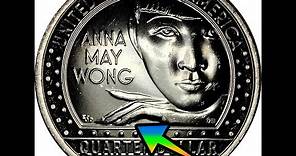 2022 Anna May Wong Quarter Errors, Varieties, & Values