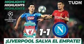 Highlights | Liverpool 1 - 1 Napoli | Champions League - J5 - Grupo E | TUDN