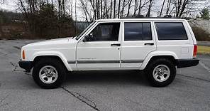 2000 Jeep Cherokee Sport 4WD 4.0 Tour, Walk Around, Start Up, Review