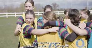 England’s ‘Red Roses’ surprise girls team at Reading Abbey RFC with impromptu training session