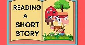 READING SHORT STORY with MORAL Lesson/ Story 5 / Jack at the Farm / Improve Reading Skills