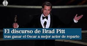 El discurso de Brad Pitt en los Oscar