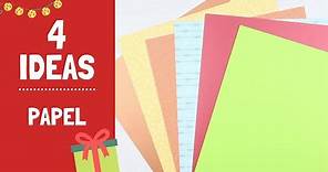 4 Manualidades de Navidad con papel fáciles y bonitas