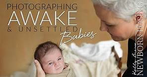 How to photograph Awake & Unsettled babies with Kelly Brown