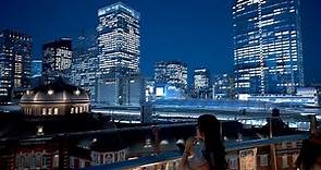 Tokyo Station Marunouchi Area Evening Walk - Japan 4K HDR