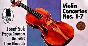 Mozart - The Violin Concertos n°1,2,3,4,5,6,7 + Presentation (Century's recording : Josef Suk)