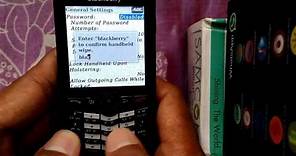 How to Reset BlackBerry Pearl 8100