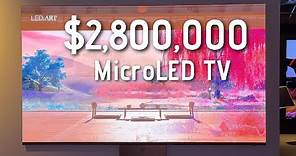 三分鐘看未來電視科技！$2,800,000 震撼 136吋 Micro LED 電視 LG MAGNIT｜真無線 LG OLED M 97吋