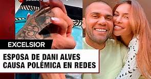 ¿Lo perdonó? Esposa de Dani Alves causa polémica al publicar foto sujetando la mano del futbolista