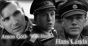 Hans Landa - Amon Göth - Willi Herold (200 𝖘𝖚𝖇𝖘)