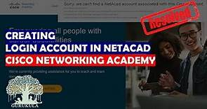 Creating Login Account in Cisco NetAcad | CISCO Networking Academy [2021] | GURUKULA