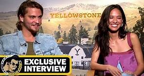 Luke Grimes and Kelsey Asbille YELLOWSTONE Interview! (JoBlo.com Exclusive)