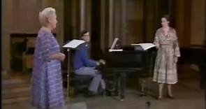 Elisabeth Schwarzkopf.MASTERCLASS.Part 3 EDINBURGH.TV.1980.Schubert.Hugo Wolf.