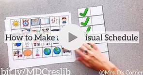 How to Make a Flip Visual Schedule (for use with ANY icons!) | Visual Schedule Free Download