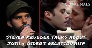 Steven Krueger talks about Josh & Aiden and portraying a LGBTQIA+ character in The Originals.