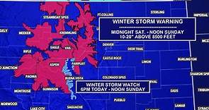 Storm system brings wintry weather to Colorado: Here's what to know
