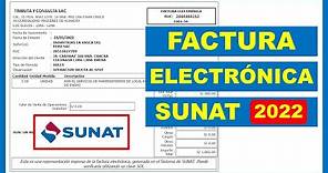 Cómo emitir una Factura Electrónica 2022 - Sunat
