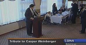 In Remembrance of Caspar Weinberger