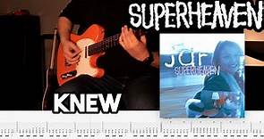 Knew Cover // Superheaven (Tabs on Screen)