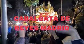 CABALGATA DE REYES MAGOS 2024 DESDE MADRID en vivo