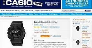 How To Use The Casio Shop Website | Buy Casio Online today