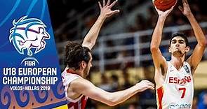 Santiago Aldama Toledo: 23 Points | Spain v Turkey - FIBA U18 European Championship 2019