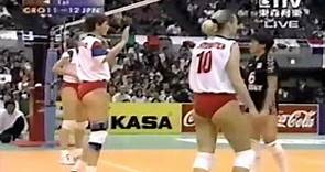 WCH1998世界錦標賽女排→克羅埃西亞vs日本set 1、3 - Barbara Jelic