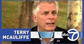 7News visits with Virginia gubernatorial candidate Terry McAuliffe ahead of the Nov. 2 election