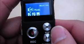 iGearPro 8GB Digital Audio Voice Recorder & Mp3 Player Review