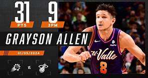 Grayson Allen LIGHTS UP FROM THREE 😱 Leads Suns to VICTORY over Heat 🔥 | NBA on ESPN