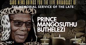 Memorial service of Prince Mangosuthu Buthelezi