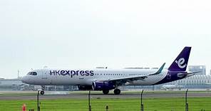 2023.10.08 高雄國際機場-香港快運航空(HK Express) B-LEF 空中巴士Airbus A321起飛