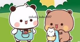 Bubu ❤️ Dudu on Instagram: "Bubu 💖 Dudu Cute couples conversation 😘💖🥰 💟 Fallow @dudu_bubu2017 ✅Dm me for personalised video ✅ #bearpanda #bubududufun #bubu #bubududu #peachgoma #partner #love #loveislove #couple #cutecouples #cartoon"