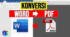 Cara Mengubah Word ke PDF di Laptop Windows 10 - Tutorial Word Bahasa Indonesia