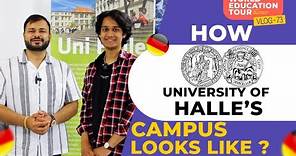 How UNI HALLE's Campus Looks Like ! | Campus Tour | Amratpal a vision