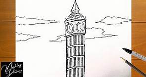 How to Draw The Big Ben London