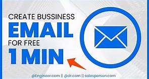 How To Create 100% Free Business Email 2022🔥