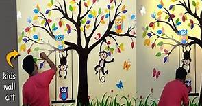how to make kids rooms wall art painting