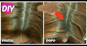 SHAMPOO SECCO fai da te 3 colorazioni! FUNZIONA! capelli biondi, rossi e castani! shampoo naturale