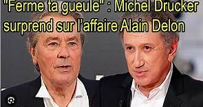 Michel Drucker et Alain Delon