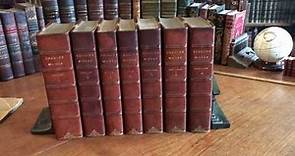 Henry Thomas Buckle 7 vol leather set books 1858-80 History Civilization England works Philosophy