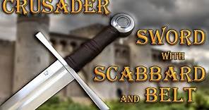 Crusader Sword With Scabbard and Belt | Medieval Collectibles