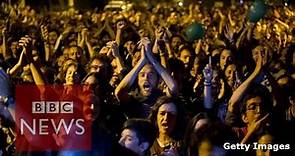 Spain shaken by anti-austerity votes - BBC News