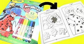 Miraculous Ladybug Crayola Coloring and Activity Book Pages! Games, Puzzles, and Dolls