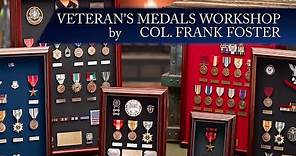 How to display World War II Veteran's Military Medals