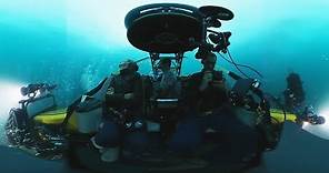 VIDEO 360: En busca del calamar gigante a 1000 metros de profundidad en el mar de Chile