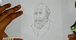 ¿Cómo dibujar a Charles Darwin? | HD