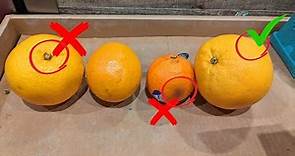 How to buy a sweet juicy orange | 5 secret tips to pick and choose a perfect orange | Bonus tips!