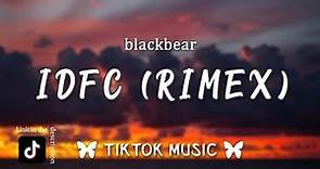 blackbear - idfc (TikTok Remix) I'm only a fool for you [Lyrics]